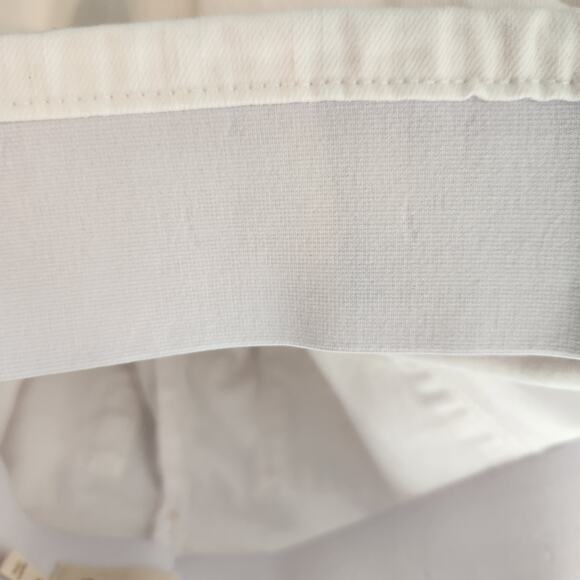 Soft Surroundings White Denim Elastic Waistband Pull on Cropped Jeans Women's XL - Picture 5 of 9